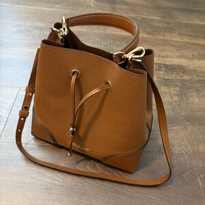 Michael Kors Tan Leather Bucket Bag